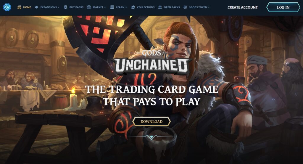 Gods Unchained - карточная игра на платформе Ethereum.